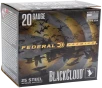 Federal PWUX2092 Premium Black Cloud 20Gauge 3  1oz 25 Per Box 10 Case