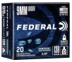 Federal S9SJT1 Syntech Defense 9mmLuger 138gr Segmented Jacketed Hollow Point 20 Per Box 10 Case