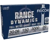 Fiocchi 3006A Range Dynamics 30-06Springfield 150gr Full Metal Jacket Boat Tail 20 Per Box 10 Case