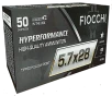 Fiocchi 57PT40 Hyperformance 5 7x28mm 40gr Tipped Hollow Point 50 Per Box 10 Case