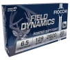 Fiocchi 65CMB Field Dynamics 6 5Creedmoor 129gr Pointed Soft Point 20 Per Box 10 Case
