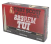 Fort Scott Munitions 223055SCV Tumble Upon Impact  TUI  223Rem 55gr Solid Copper Spun 20 Per Box 25 Case