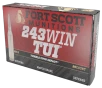 Fort Scott Munitions 243080SCV Tumble Upon Impact  TUI  Rifle 243Win 80gr Solid Copper Spun 20 Per Box 10 Case