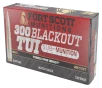 Fort Scott Munitions 300190SCVSS Tumble Upon Impact  TUI  Rifle 300Blackout 190gr Solid Copper Spun 20 Per Box 25 Case