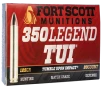 Fort Scott Munitions 350125SCV Tumble Upon Impact  TUI  Rifle 350Legend 125gr Solid Copper Spun 20 Per Box 10 Case