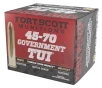 Fort Scott Munitions 4570300SCV1 Tumble Upon Impact  TUI  Brush Hog 45-70Gov 300gr Solid Copper Spun 20 Per Box 10 Case