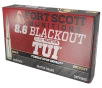 Fort Scott Munitions 86BLK285SCV2SS Tumble Upon Impact  TUI  8 6Blackout 285gr Solid Copper Spun 20 Per Box 10 Case