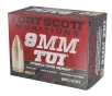 Fort Scott Munitions 9MM080SCV Tumble Upon Impact  TUI  9mmLuger 80gr Solid Copper Spun 20 Per Box 25 Case