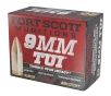 Fort Scott Munitions 9MM115SCV Tumble Upon Impact  TUI  9mmLuger 115gr Solid Copper Spun 20 Per Box 25 Case