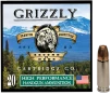 Grizzly Ammo GC9 P CM9 9mm P 115gr Jacketed Hollow Point 20 Per Box 10 Case