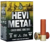HEVI-Metal HS38704 HEVI-Metal Longer Range 12Gauge 2 75  1 1 8oz 4Shot 25 Per Box 10 Case