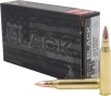 Hornady 80234 Black 223Rem 62gr Full Metal Jacket 20 Per Box 10 Case