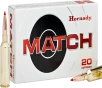 Hornady 81620 Match 6 5PRC 147gr Extremely Low Drag Match 20 Per Box 10 Case