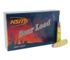 HSM 458SOCOM1N Bear Load 458 SOCOM 350 gr Jacketed Flat Point 20 Per Box  25 Case