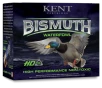 Kent Cartridge B123W405 Bismuth Waterfowl 12 Gauge 3  1 3 8 oz Bismuth 5 Shot 25 Per Box  10 Case