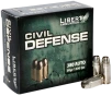 Liberty Ammunition Civil Defense 380ACP 50gr 20 Per Box 10 Case