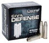 Liberty Ammunition LACD38025 Civil Defense 38Special 50gr Lead Free Fragmenting Hollow Point 20 Per Box 50 Case