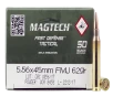 Magtech 556B Tactical Training 5 56x45mmNATO 62gr Full Metal Jacket 50 Per Box 20 Case