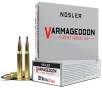 Nosler 40272 Varmageddon 308Win 110gr Flat Base Tipped 20 Per Box 10 Case