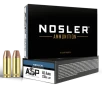 Nosler 51284 Assured Stopping Power Handgun 45ACP 230gr Jacketed Hollow Point 50 Per Box 10 Case