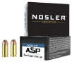 Nosler 51286 Assured Stopping Power Handgun 9mmLuger 124gr Jacketed Hollow Point 20 Per Box 20 Case