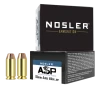 Nosler 51400 Assured Stopping Power Handgun 10mmAuto 180gr Jacketed Hollow Point 20 Per Box 20 Case