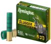 Remington Ammunition 20270 Slugger 12 Gauge 3  1 oz Rifled Slug Shot 5 Per Box  50 Cs