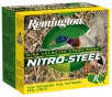 Remington Ammunition 20658 Nitro-Steel High Velocity 12Gauge 2 75  1 1 4oz 4Shot 25 Per Box 10 Case