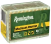 Remington Ammunition 21170 Magnum Rimfire 22WMR 40gr Jacketed Hollow Point 50 Per Box 40 Case