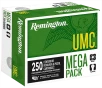 Remington Ammunition 23777 UMC Mega Pack 9mmLuger 115gr Full Metal Jacket 250 Per Box 4 Case