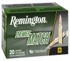 Remington Ammunition 27682 Premier Match 223Rem 52gr Boat Tail Hollow Point 20 Per Box 10 Case