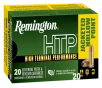 Remington Ammunition 28293 HTP 9mmLuger P 115gr Jacketed Hollow Point 20 Per Box 25 Case