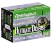 Remington Ammunition 28939 Ultimate Defense Full Size Handgun 40S W 180gr Brass Jacketed Hollow Point 20 Per Box 25 Case