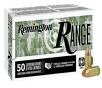 Remington Ammunition R27778 Range 9mmLuger 115gr Full Metal Jacket 50 Per Box 20 Case