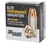 Sig Sauer E10MM20020 Elite Performance 10mmAuto 200gr V-Crown Jacketed Hollow Point 20 Per Box 10 Case