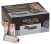 Sig Sauer E45AP220 Elite Performance 45ACP 230gr V-Crown Jacketed Hollow Point 20 Per Box 10 Case
