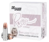 Sig Sauer E9MMA1ROSE20 Rose 9mm Luger 115gr V-Crown Jacketed Hollow Point 20 Per Box 10 Case