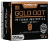 Speer 23921GD Gold Dot Personal Protection Short Barrel 38Special P 135gr Hollow Point 20 Per Box 10 Case