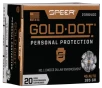 Speer 23964GD Gold Dot Personal Protection 45ACP 185gr Hollow Point 20 Per Box 10 Case