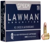 Speer 53653 Lawman 45ACP 230gr Total Metal Jacket Flat Nose 50 Per Box 20 Case
