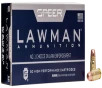 Speer 54232 Lawman Training Clean-Fire 357Sig 125gr Total Metal Jacket Flat Nose 50 Per Box 20 Case