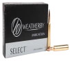 Weatherby H65RPM140IL Select 6 5WBYRPM 140gr Hornady Interlock 20 Per Box 10 Case