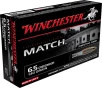 Winchester Ammo S65CM Match 6 5Creedmoor 140gr Sierra MatchKing BTHP 20 Per Box 10 Case