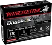 Winchester Ammo SB12300 Double X High Velocity 12Gauge 3  12Pellets 00Buck Shot 5 Per Box 50 Case