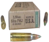 Winchester Ammo SGM855KW USA M855 5 56mm 62gr Full Metal Jacket 20 Per Box 50 Case