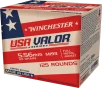 Winchester Ammo USA193125 USA Valor M193 5 56x45mmNATO 55gr Full Metal Jacket 125 Per Box 10 Case