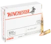 Winchester Ammo USA300B147 USA 300Blackout 147gr Full Metal Jacket Open Tip 20 Per Box 10 Case