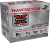 Winchester Ammo WE16GT6A Super X Xpert High Velocity 16Gauge 2 75  15 16oz 6Shot 25 Per Box 10 Case