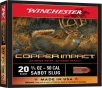 Winchester Ammo X20CLF Copper Impact 20Gauge 2 75  3 4oz Sabot Slug Shot 5 Per Box 20 Case