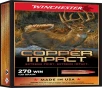 Winchester Ammo X270CLF Copper Impact 270Win 130gr Copper Extreme Point Lead Free 20 Per Box 10 Case